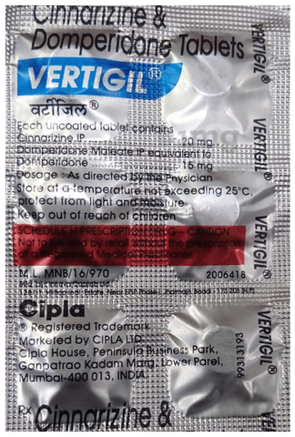 Vertigil Tablet image