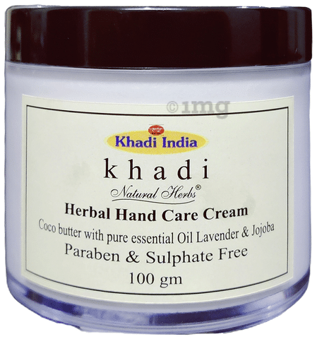 Khadi Natural Herbs Hand Care Cream: Buy jar of 100 gm Cream at best price  in India | 1mg