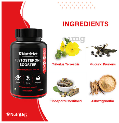 NutritJet Testosterone Booster Tablet image NutritJet Testosterone Booster Tablet image