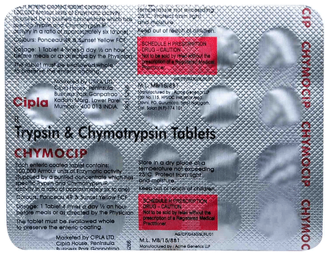 Chymocip Tablet image
