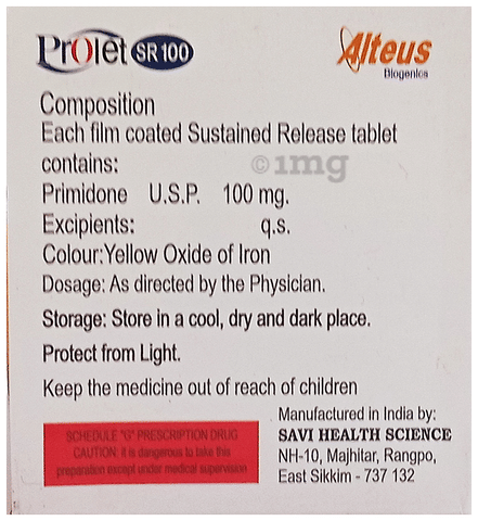 Prolet SR 100 Tablet image