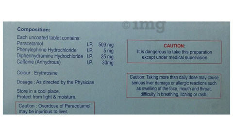 Sudin Cold Tablet image
