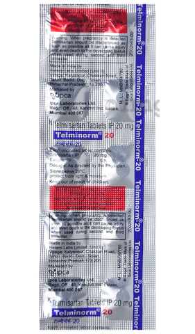 Telminorm 20 Tablet image