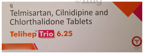 Telihep Trio 6.25 Tablet