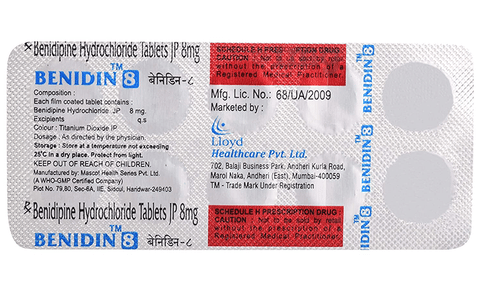 Benidin 8 Tablet image