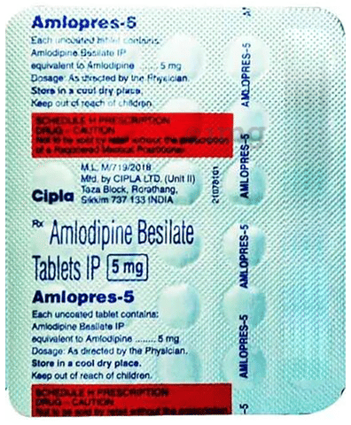 Amlopres 5 Tablet image