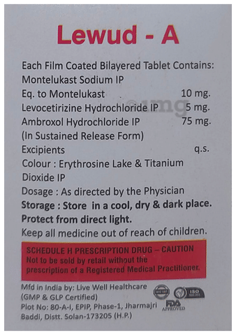 Lewud-A Tablet SR image