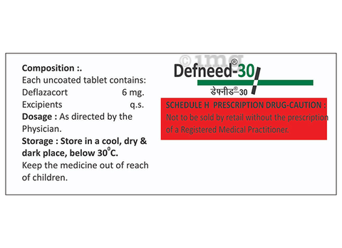 Defneed 30 Tablet image Defneed 30 Tablet image