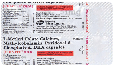 Folvite DHA Soft Gelatin Capsule image