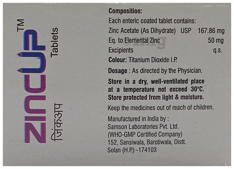 Zincup Tablet image