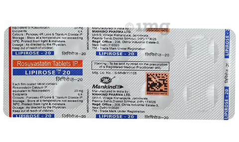 LipiROSE 20 Tablet image