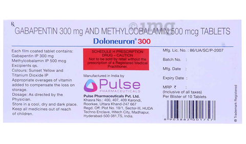 Doloneuron 300 Tablet image Doloneuron 300 Tablet image