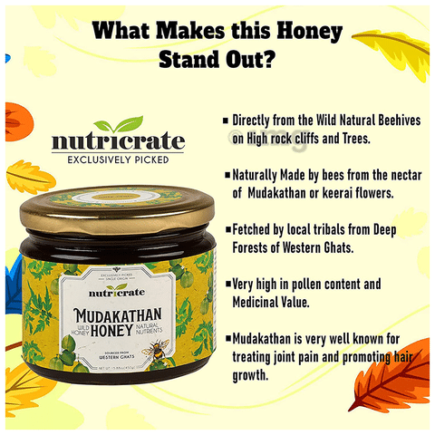 Nutricrate Mudakathan Honey: Buy jar of 250 gm Paste at best price in India  | 1mg