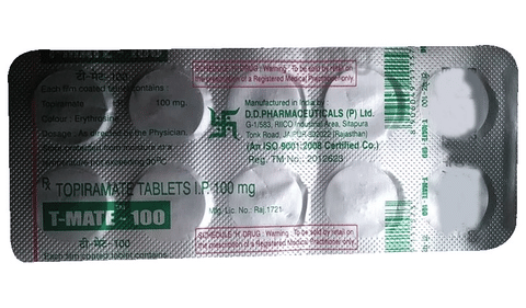 T Mate 100mg Tablet image