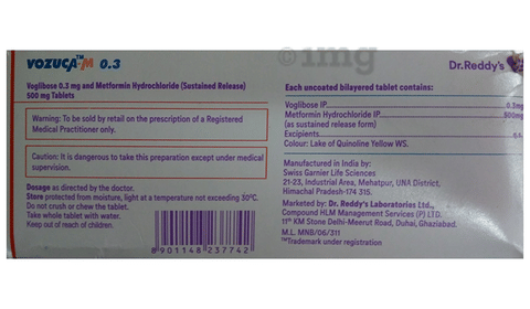 Vozuca-M 0.3 Tablet SR image