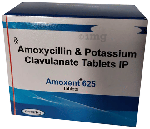 Amoxent 625 Tablet image