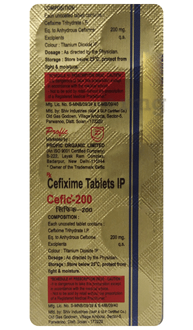 Cefic 200 Tablet image