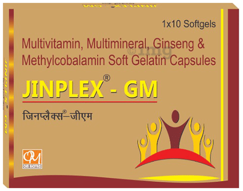 Om Biotec Jinplex-GM Soft Gelatin Capsule image