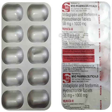 Vilmata M 1000mg/50mg Tablet