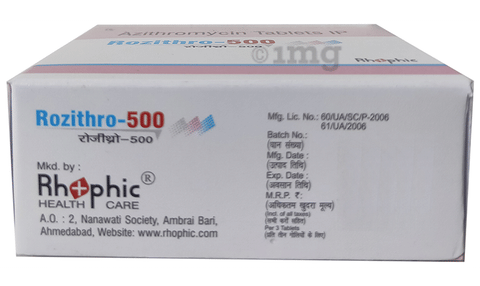Rozithro 500 Tablet image