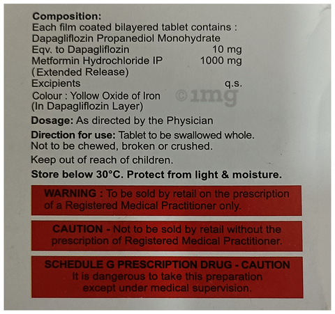 Dapaease M Forte Tablet ER