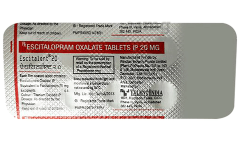 Escitalent 20 Tablet