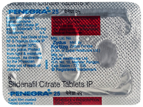 Penegra 25 Tablet image Penegra 25 Tablet image