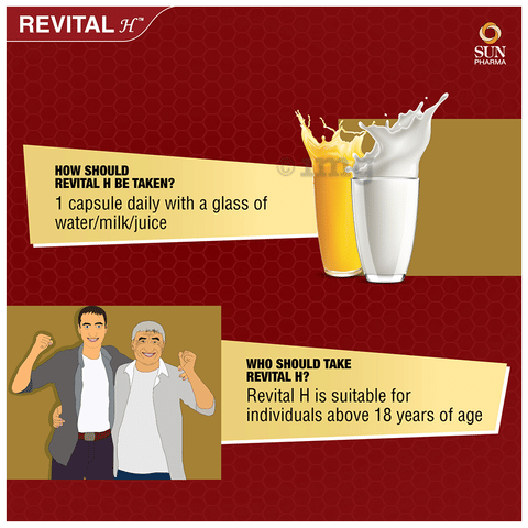 Revital H Capsule: Buy strip of 10 soft 