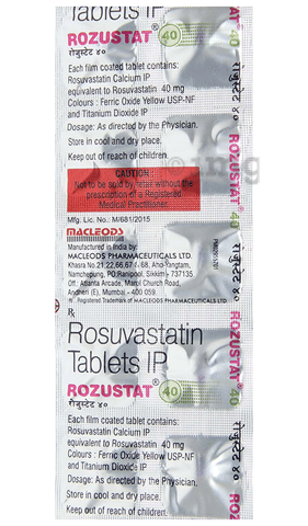 Rozustat 40 Tablet image