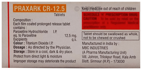Praxark CR 12.5 Tablet