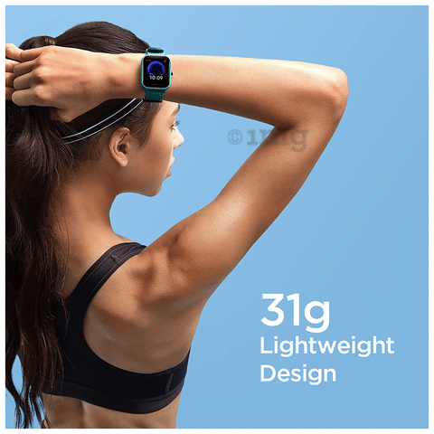 Amazfit bip green 2025 smartwatch