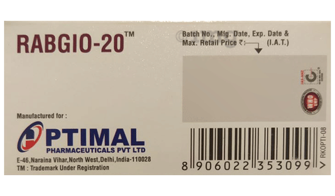 Rabgio 20 Tablet image