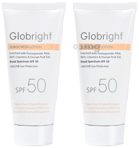 Globright Sunscreen Lotion SPF 50 image