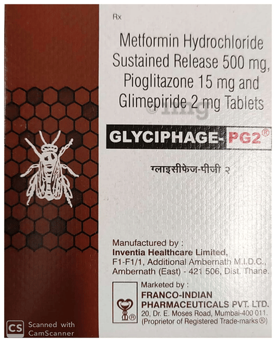 Glyciphage-PG2 Tablet SR image Glyciphage-PG2 Tablet SR image