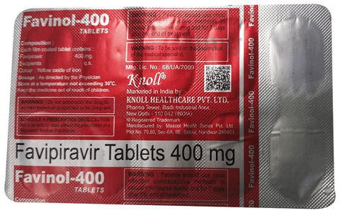 Favinol 400 Tablet image