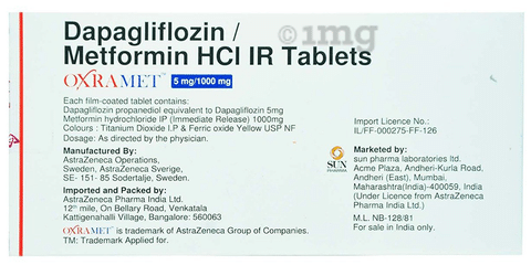 Oxramet 5mg/1000mg Tablet IR