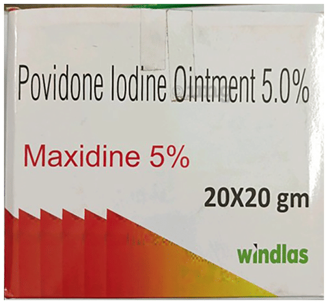 Maxidine 5% Ointment image