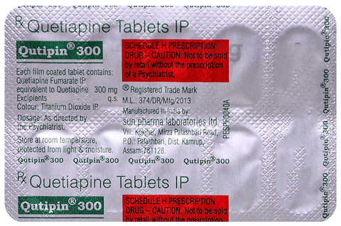 Qutipin 300 Tablet image