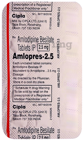 Amlopres 2.5 Tablet image