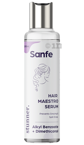 Sanfe Stunner Hair Maestro Serum Alkyl Benzoate + Dimethiconol: Buy bottle  of 100 ml Serum at best price in India | 1mg