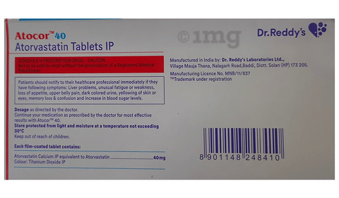 Atocor 40 Tablet image