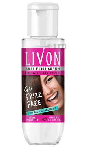Livon AntiFrizz Serum for All Hair Types 50 ml  RichesM Healthcare