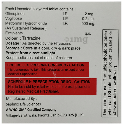Glimecaid MV 2 Tablet SR