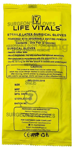 Surgical best sale glove pouch
