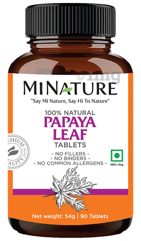 Minature Papaya Leaf Tablet image Minature Papaya Leaf Tablet image