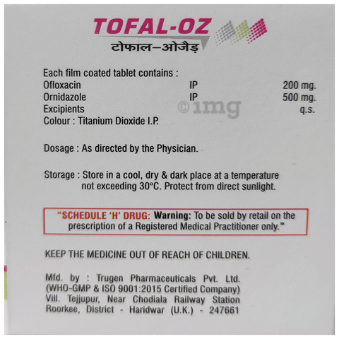 Tofal-OZ Tablet image