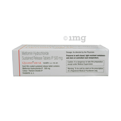 Glycomet 500 SR Tablet image