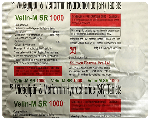 Velin-M SR 1000 Tablet image