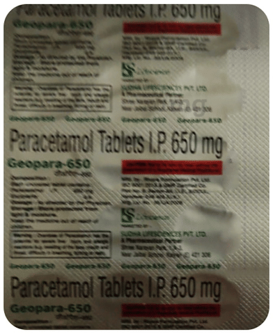 Geopara 650 Tablet image Geopara 650 Tablet image