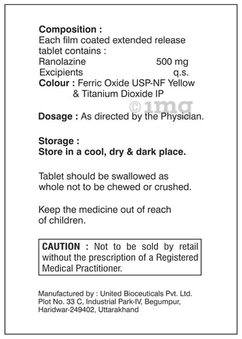 Ranomend 500 ER Tablet image